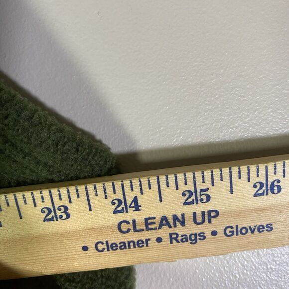 VTG Cityscape Men's XL Green Fleece Vest Full Zip 2 Horses Made Canada Foal - Picture 12 of 12